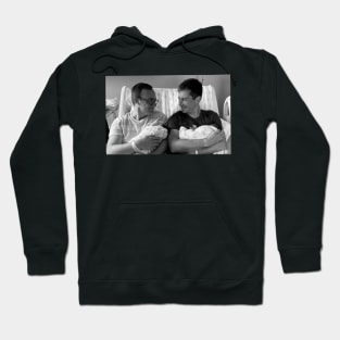 Pete Buttigieg and Chasten Glezman Buttigieg with the Buttitwins Photo Hoodie